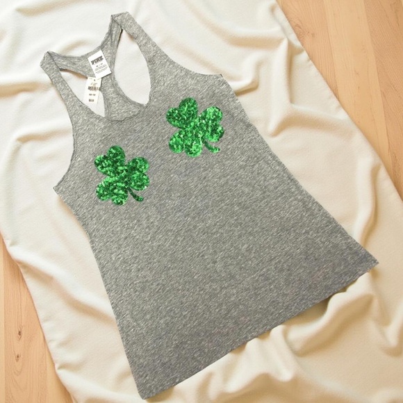 NEW✨Victoria's Secret PINK Lucky Bling Tank - Picture 6 of 9